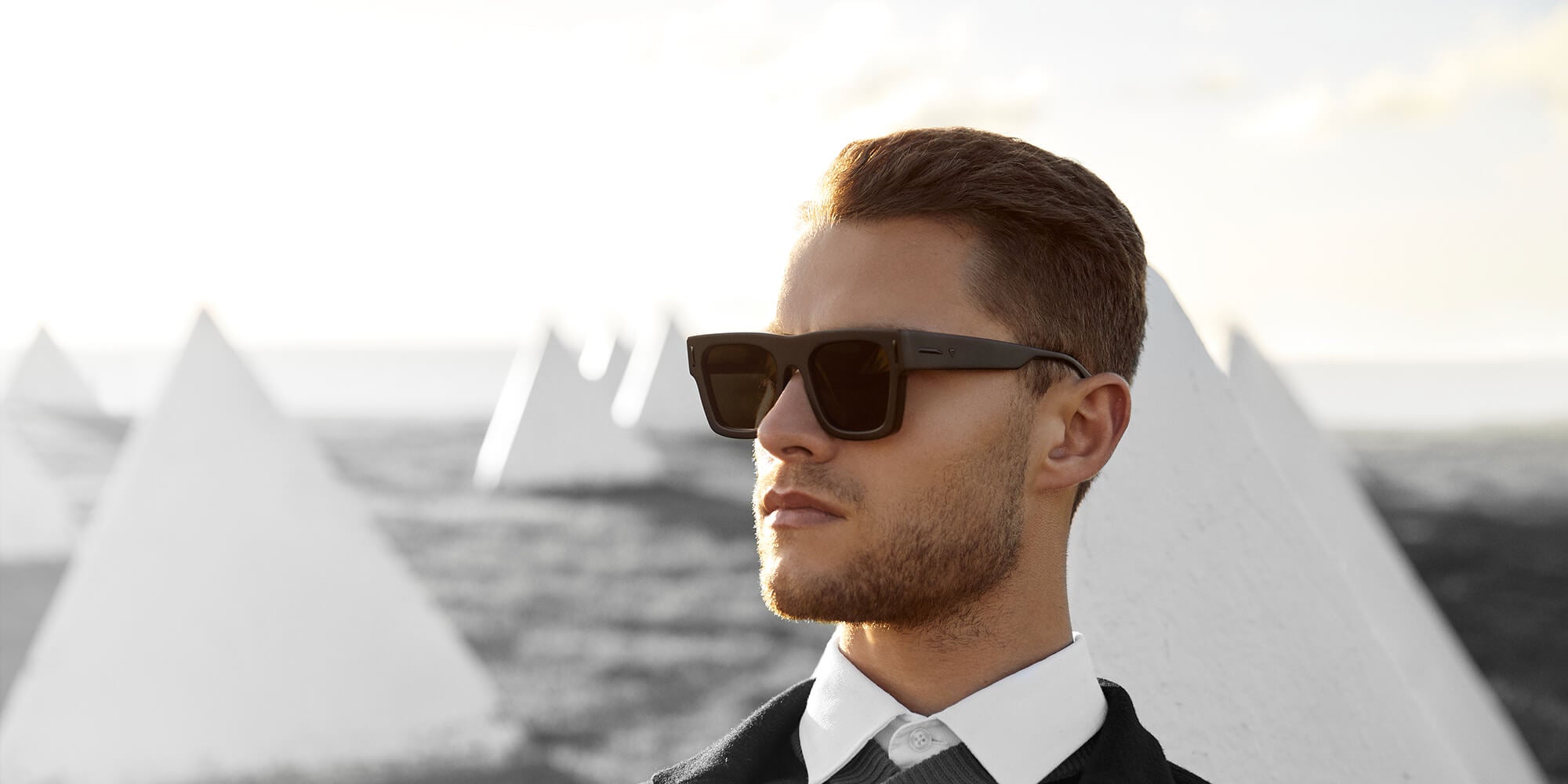 Fashion Retro Big Frame Sunglasses Men's Trendy Millionaire Sunglasses  for Men